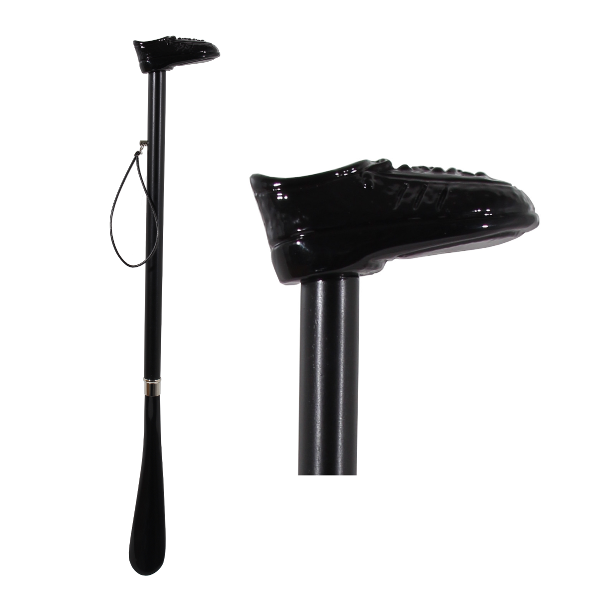 Design Schuhanzieher Motiv Sneaker Black - Schuhlöffel - Anziehhilfe Design Schuhanzieher Motiv Sneaker Black - Schuhlöffel - Anziehhilfe