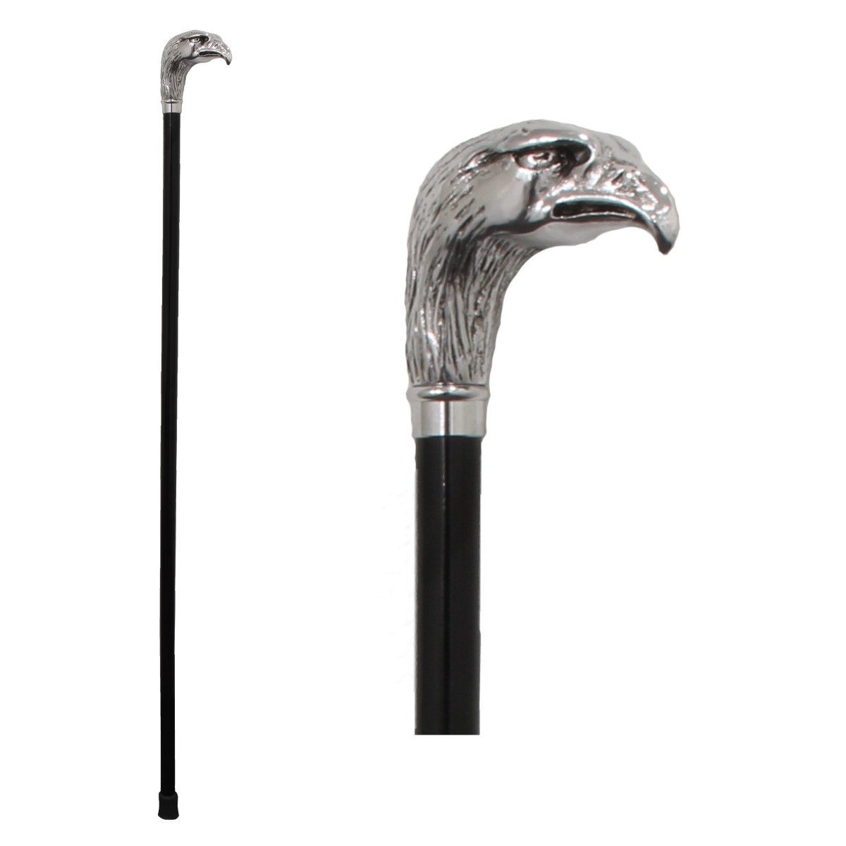 Gehstock mit Griffmotiv Adler - mit Gravur - Spazierstock - Flanierstock Gehstock mit Griffmotiv Adler - mit Gravur - Spazierstock - Flanierstock