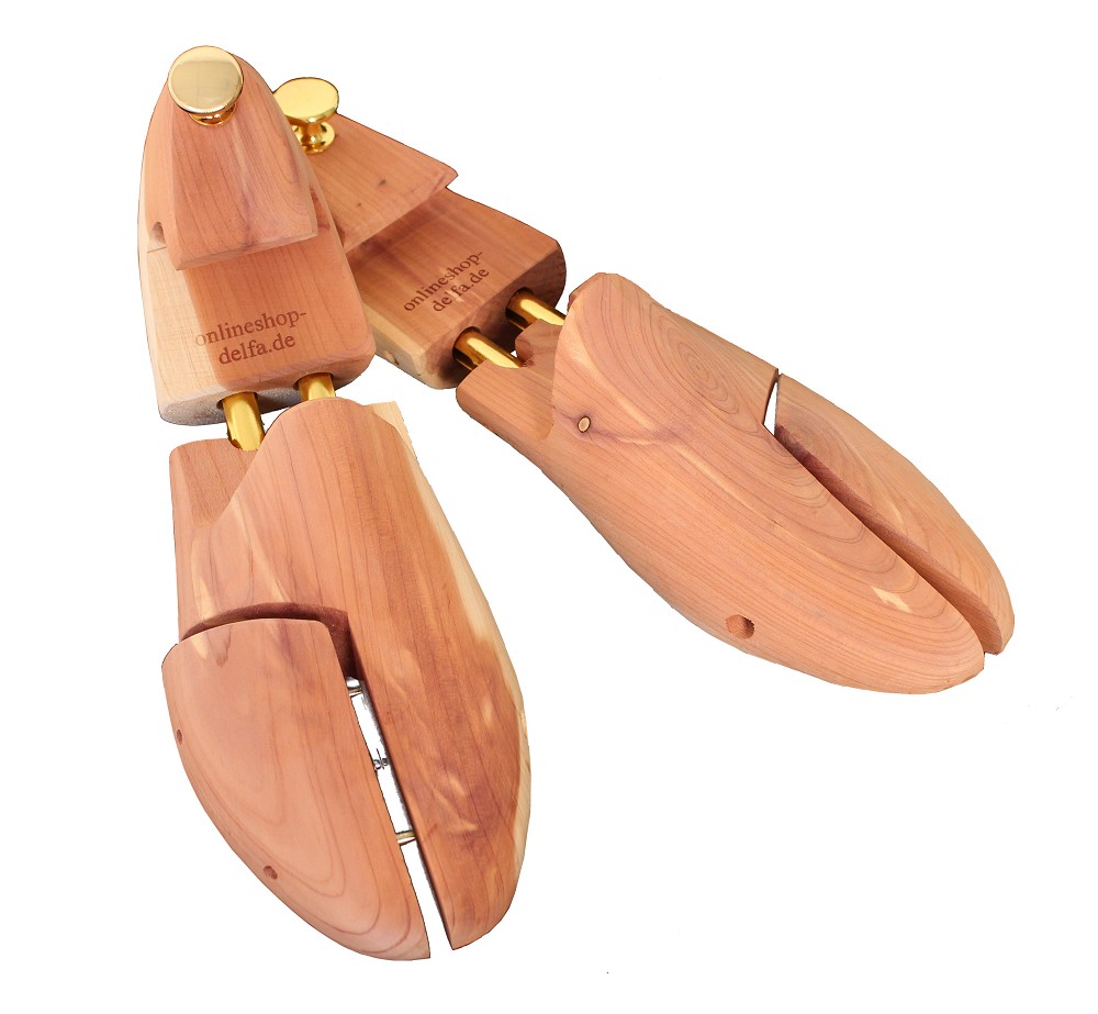 Red Cedar Schuhspanner  - mit Gravur - 1 Paar - Schuhleisten für jeden Schuh - Sneaker oder Comfort Red Cedar Schuhspanner  - mit Gravur - 1 Paar - Schuhleisten für jeden Schuh - Sneaker oder Comfort