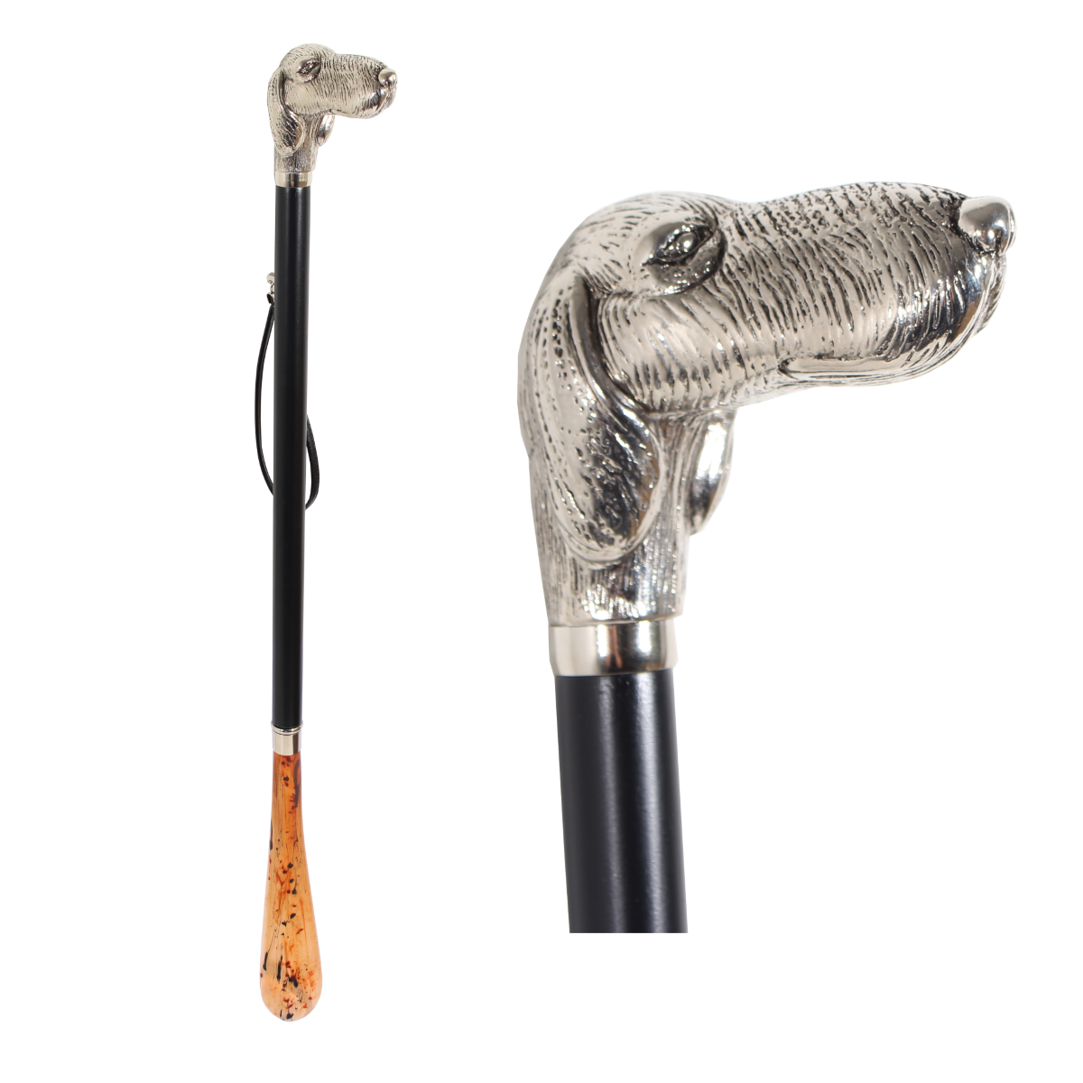 Design Schuhanzieher Motiv Hund mit Gravur - Schuhlöffel - Anziehhilfe mit Wunschtext Design Schuhanzieher Motiv Hund mit Gravur - Schuhlöffel - Anziehhilfe mit Wunschtext