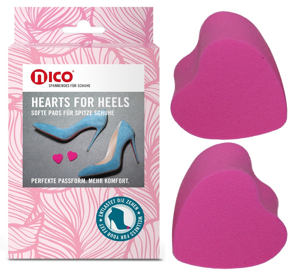 Hearts for heels aus Die Höhle der Löwen, 1 Paar Pads für spitze Pumps optimiert Hearts for heels aus Die Höhle der Löwen, 1 Paar Pads für spitze Pumps optimiert