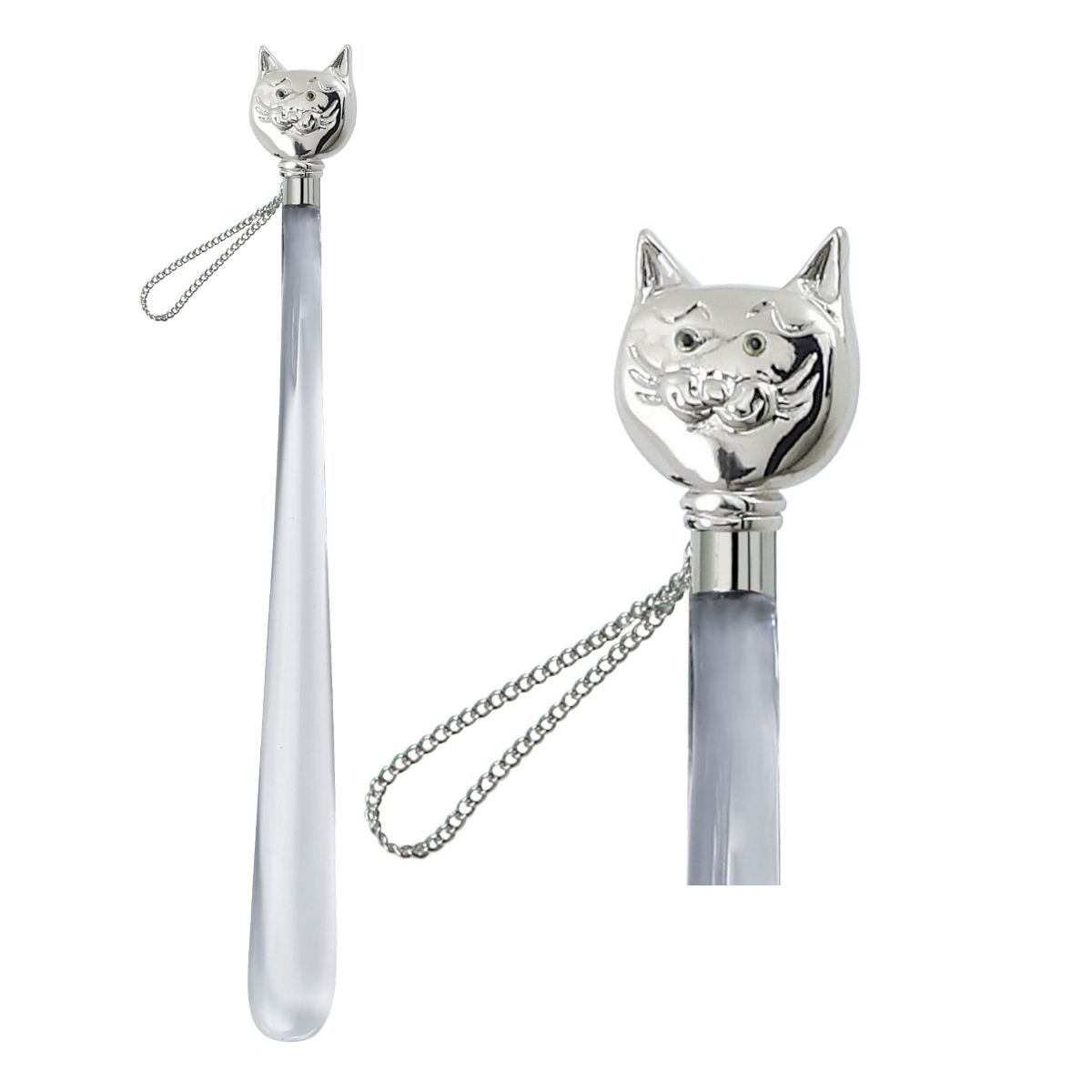 Schmuck Schuhanzieher Motiv Katze - Schuhlöffel – Anziehhilfe aus hochwertigem Kunststoff Schmuck Schuhanzieher Motiv Katze - Schuhlöffel – Anziehhilfe aus hochwertigem Kunststoff