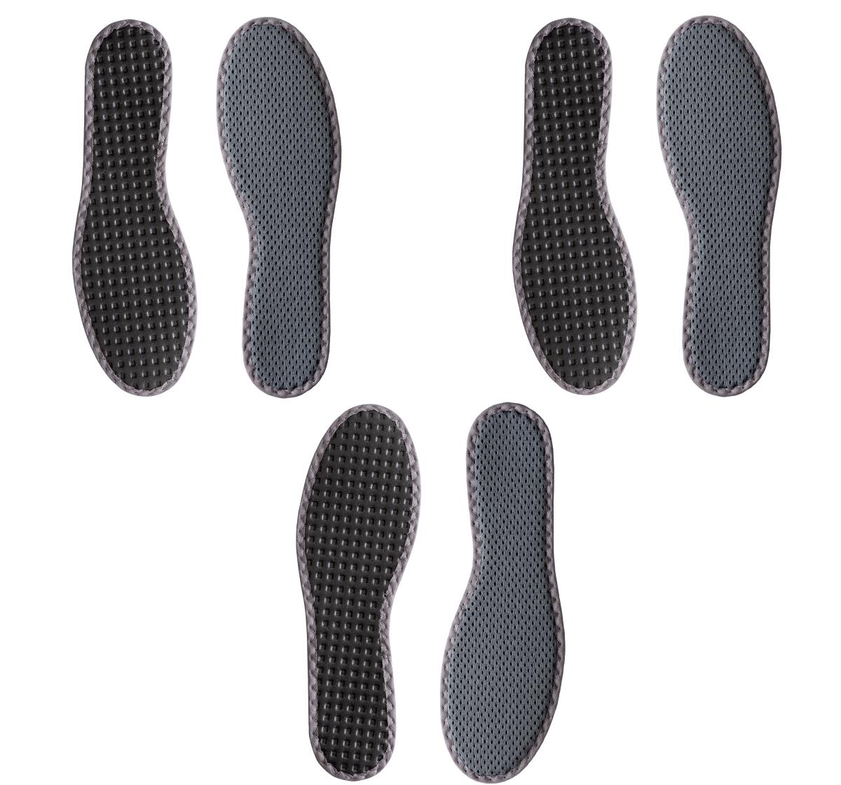 3 Paar Einlegesohlen, Schuh Einlagen mit Aktivkohle, Duft gegen Fußgeruch 3 Paar Einlegesohlen, Schuh Einlagen mit Aktivkohle, Duft gegen Fußgeruch