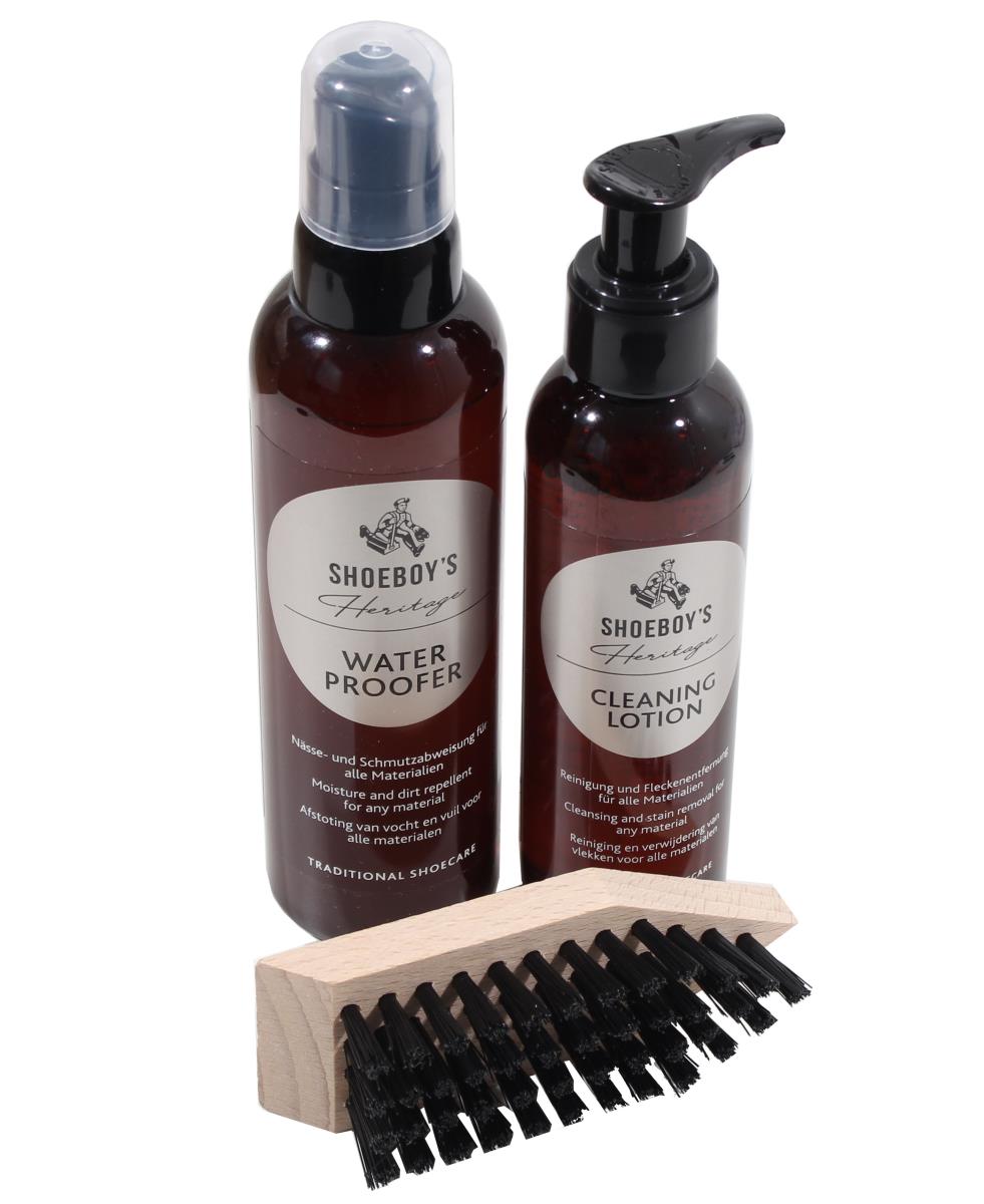 Shoeboy‘s Heritage Reinigungsset für Schuhe und Sneaker mit Holz Schmutzbürste Shoeboy‘s Heritage Reinigungsset für Schuhe und Sneaker mit Holz Schmutzbürste