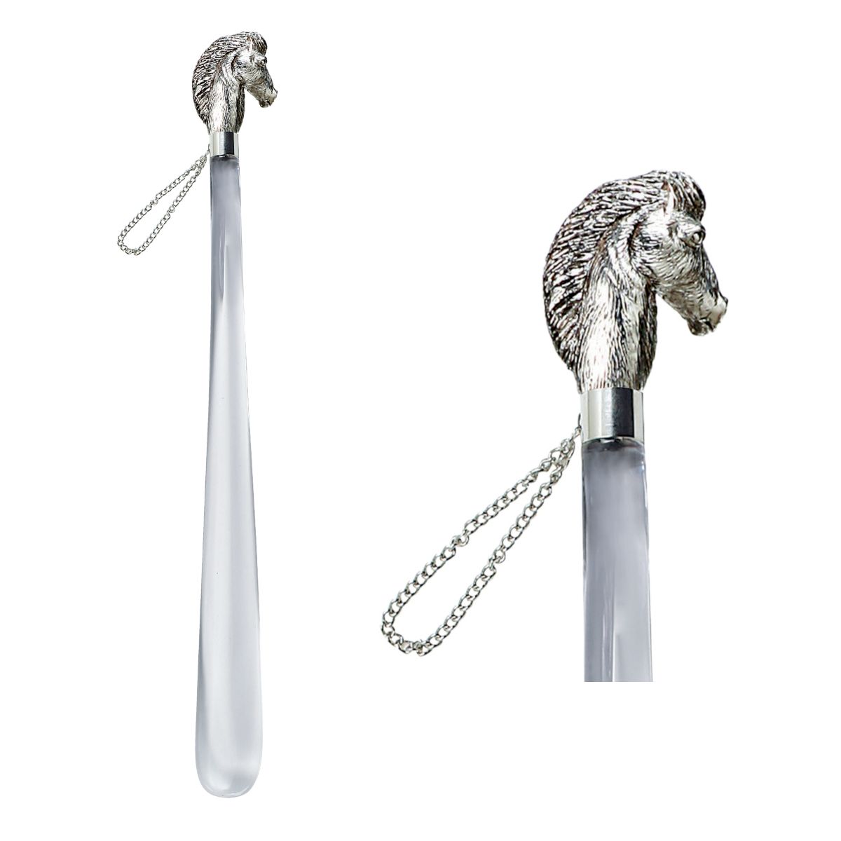 Schmuck Schuhanzieher Motiv Pferd - Schuhlöffel – Anziehhilfe aus hochwertigem Kunststoff Schmuck Schuhanzieher Motiv Pferd - Schuhlöffel – Anziehhilfe aus hochwertigem Kunststoff