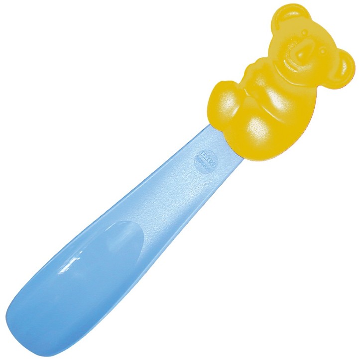 nico Schuhlöffel Koala für Kinder (mit Magnet), Gelb-Hellblau