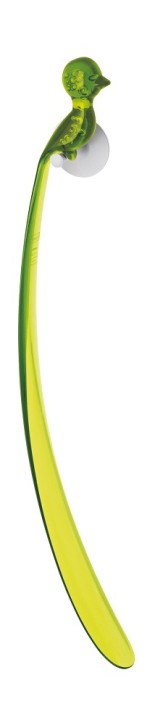 pi:p Vogel Schuhlöffel lang aus olivfarbenem Kunststoff